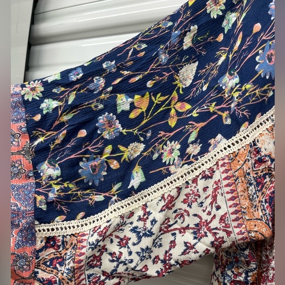 Sundance Multicolor Paisley Dress Size L - Picture 3 of 5